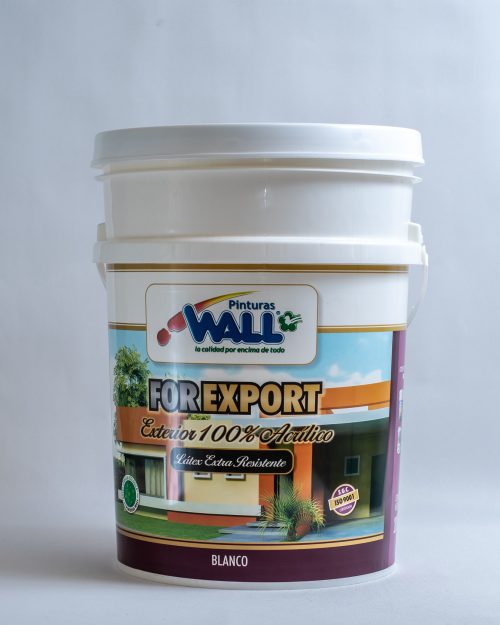 Latex For Export 100% acrilico Blanco x 20 Lts